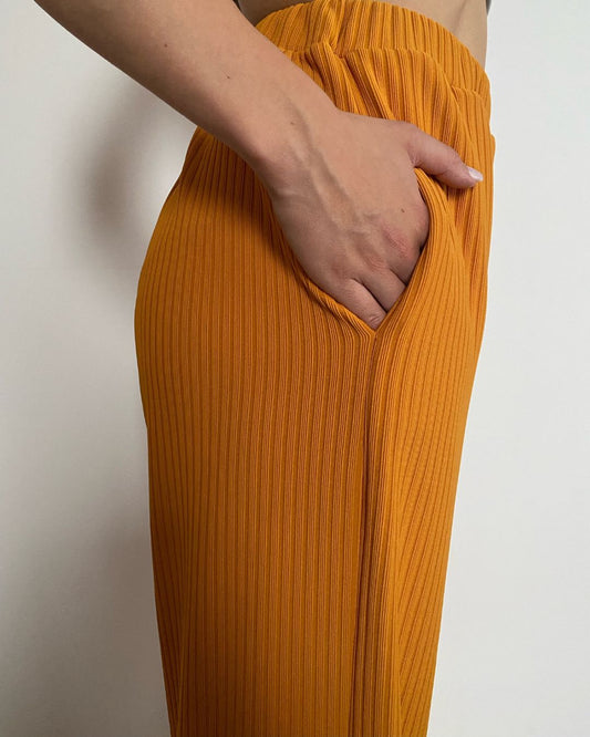 MUSTARD TROUSERS