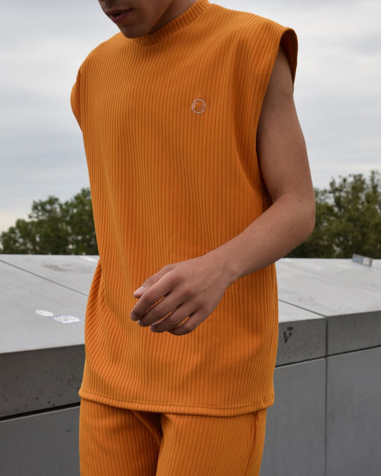 MUSTARD SLEEVELESS TOP